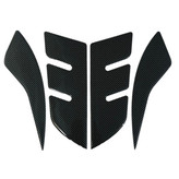 پد برچسب گلگیر جلو موتور سیکلت وارون مدل W-9-CARBON مناسب برای یاماها آیروکس بسته 4 عددی