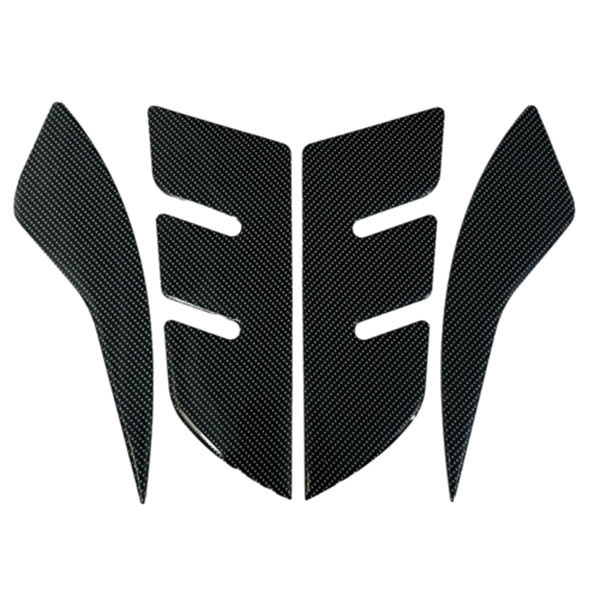 پد برچسب گلگیر جلو موتور سیکلت وارون مدل W-9-CARBON مناسب برای یاماها آیروکس بسته 4 عددی