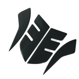 پد برچسب گلگیر جلو موتور سیکلت وارون مدل W-9-CARBON مناسب برای یاماها آیروکس بسته 4 عددی