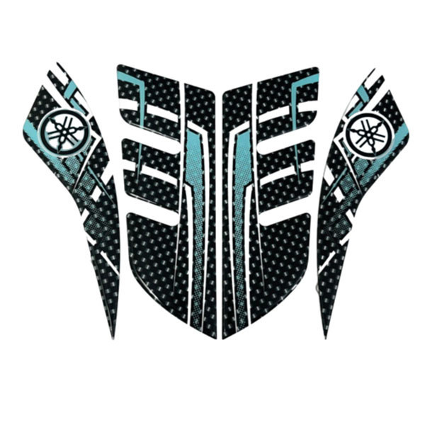 پد برچسب گلگیر جلو موتور سیکلت وارون مدل W-9-FIROZ-CARBON مناسب برای یاماها آیروکس بسته 4 عددی