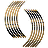 برچسب موتور سیکلت وارون مدل W-44-GLD مناسب برای یاماها آیروکس بسته 12 عددی