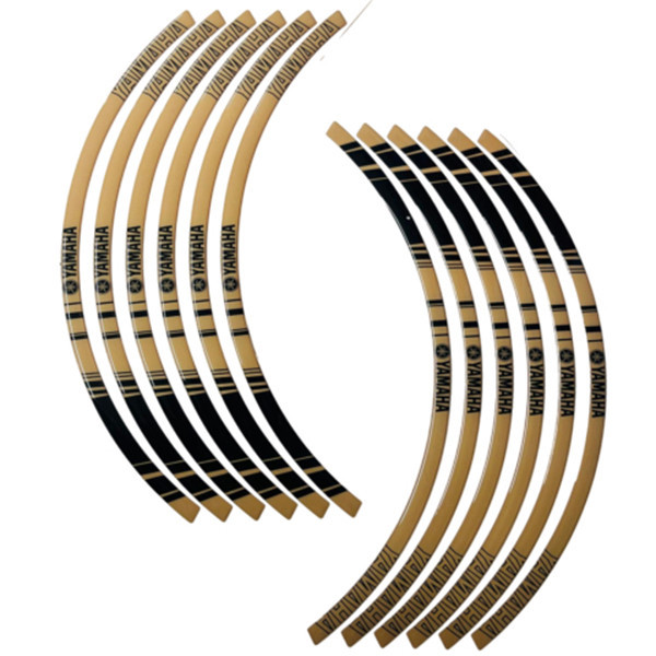 برچسب موتور سیکلت وارون مدل W-44-GLD مناسب برای یاماها آیروکس بسته 12 عددی