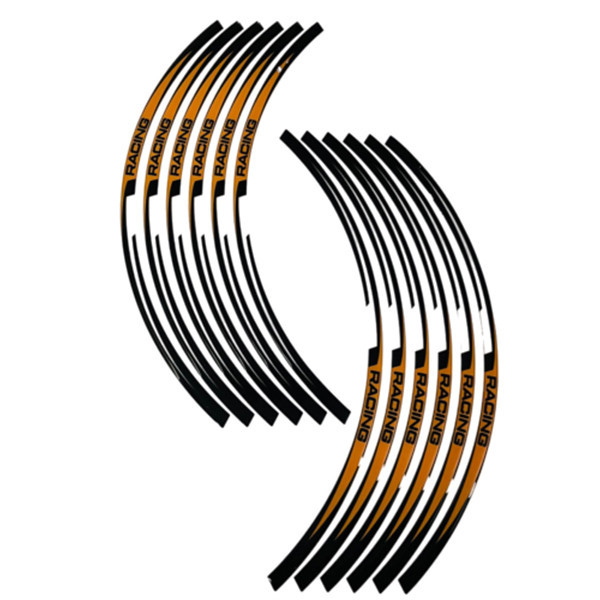 برچسب موتور سیکلت وارون مدل W-59-RACING-ORG بسته 12 عددی