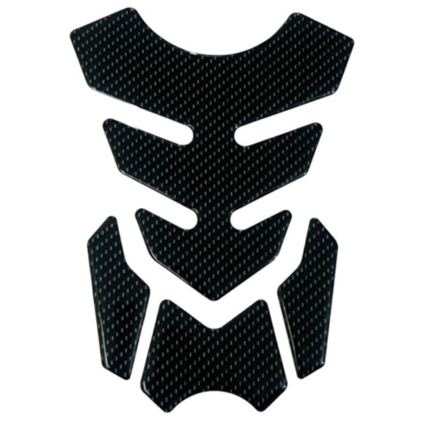 پد برچسب روی باک موتور سیکلت وارون مدل A-65-CARBON بسته 4 عددی