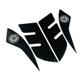 پد برچسب گلگیر جلو موتور سیکلت وارون مدل W-9-BLK مناسب برای یاماها آیروکس بسته 4 عددی