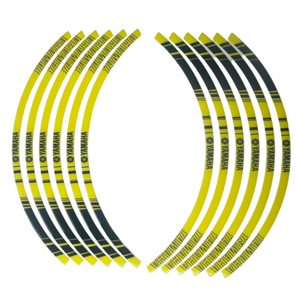 برچسب موتور سیکلت وارون مدل W-44-YLW مناسب برای یاماها آیروکس بسته 12 عددی