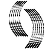 برچسب موتور سیکلت وارون مدل W-59-RACING-WH بسته 12 عددی