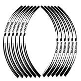 برچسب موتور سیکلت وارون مدل W-59-RACING-WH بسته 12 عددی