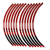 پد برچسب دور رینگ موتور سیکلت وارون مدل W-44-RD مناسب برای یاماها آیروکس بسته 12 عددی