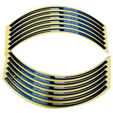 برچسب موتور سیکلت وارون مدل W-59-RACING-BLU بسته 12 عددی