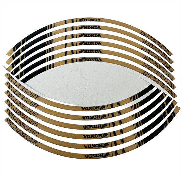 برچسب دور رینگ موتور سیکلت وارون مدل W-40-GLD مناسب برای هوندا کلیک بسته 12 عددی