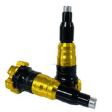 پروتکشن بدنه موتور سیکلت وارون مدل CNC ستاره ای کد W-39-GLD بسته 2 عددی