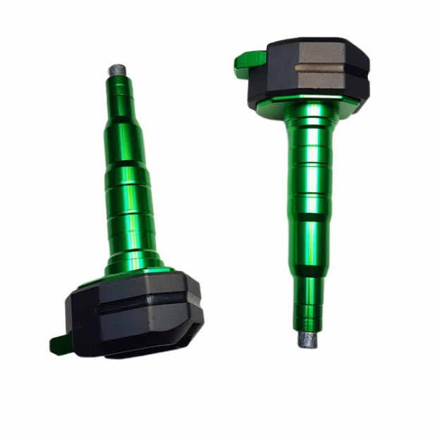 پروتکشن بغل شاسی موتور سیکلت وارون مدل بدنه بلند کد W-86-GREN بسته 2 عددی