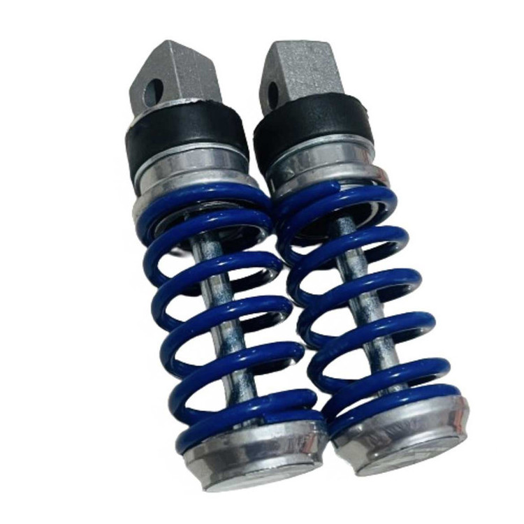 جاپایی عقب موتور سیکلت وارون مدل فنری کد A-110-BLU بسته 2 عددی