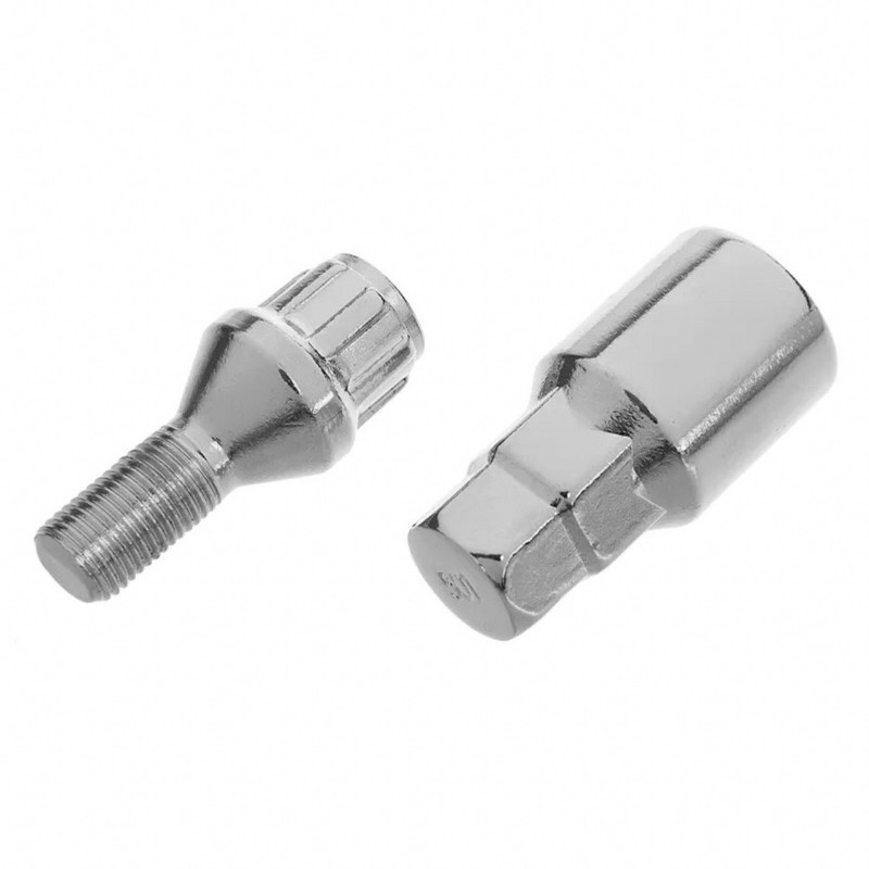 پیچ چرخ و رینگ ضد سرقت خودرو چیکال مدل P-342 مناسب برای رنو ساندرو مجموعه 6 عددی