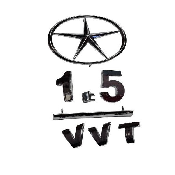 آرم روی قاب در موتور خودرو چیکال مدل P-1003 مناسب برای جک S5 مجموعه 8 عددی