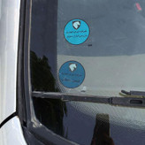 برچسب روی شیشه جلو خودرو چیکال مدل K-737-BLU