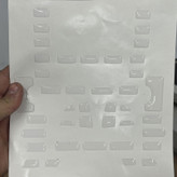 پد محافظ دکمه ضبط و کولر خودرو چیکال مدل P-2072 مناسب برای پژو پارس بسته 40 عددی