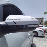 پد محافظ و برچسب آینه خودرو چیکال مدل P-996 مناسب برای رانا پلاس بسته 4 عددی