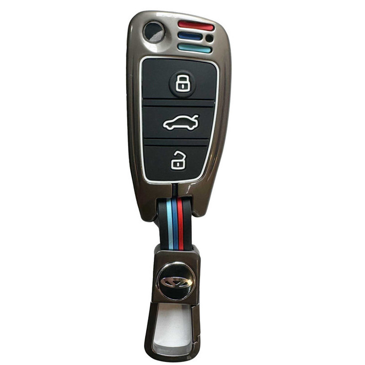 کاور ریموت و جاسوییچی خودرو چیکال مدل فلزی کد P-995 مناسب برای جک J4