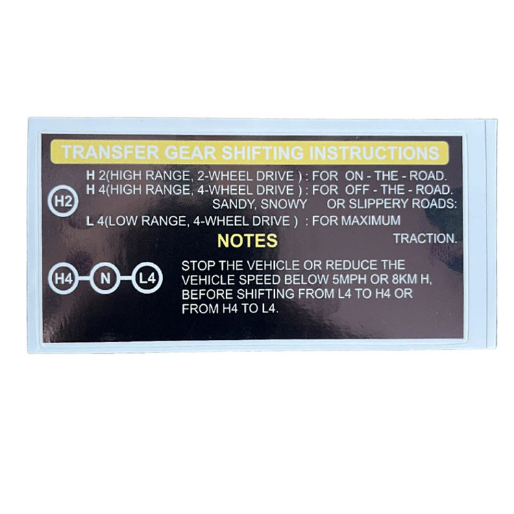 برچسب دنده خودرو چیکال مدل P-760 مناسب برای تویوتا لندکروز