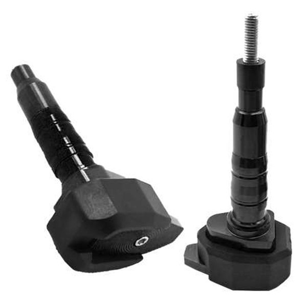 پروتکشن بغل شاسی موتور سیکلت وارون مدل بدنه بلند کد W-86-BLK بسته 2 عددی