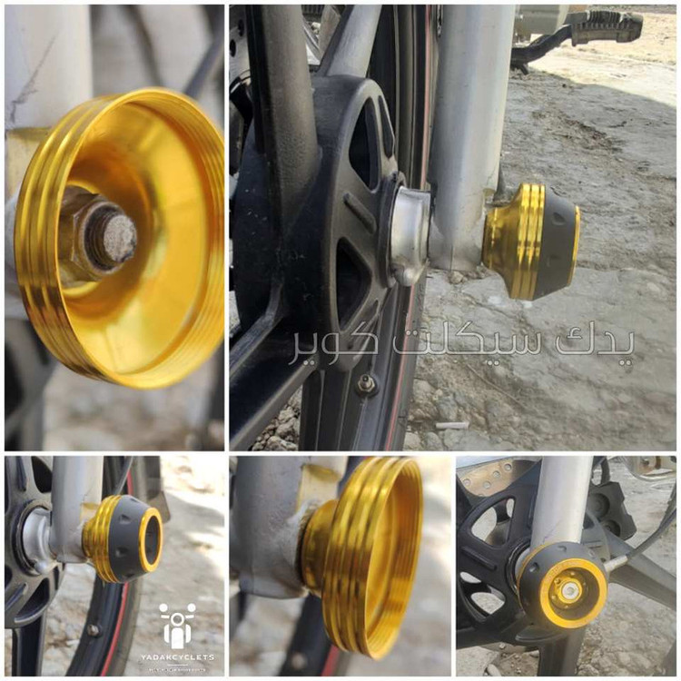 پروتکشن چرخ جلو موتور سیکلت وارون مدل W-83-GLD بسته 2 عددی