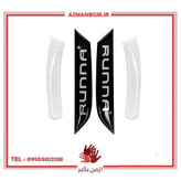 پد محافظ و برچسب آینه خودرو چیکال مدل P-996 مناسب برای رانا پلاس بسته 4 عددی