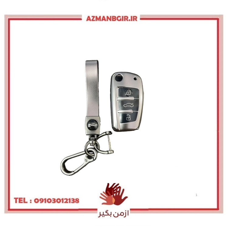 قاب ریموت و جاسوییچی خودرو چیکال مدل P-1010-P-982 مناسب برای جک J4