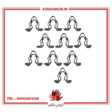 خار در جعبه فیوز و قاب ضبط خودرو وارون مدل K-543 مناسب برای پژو پارس بسته 10 عددی