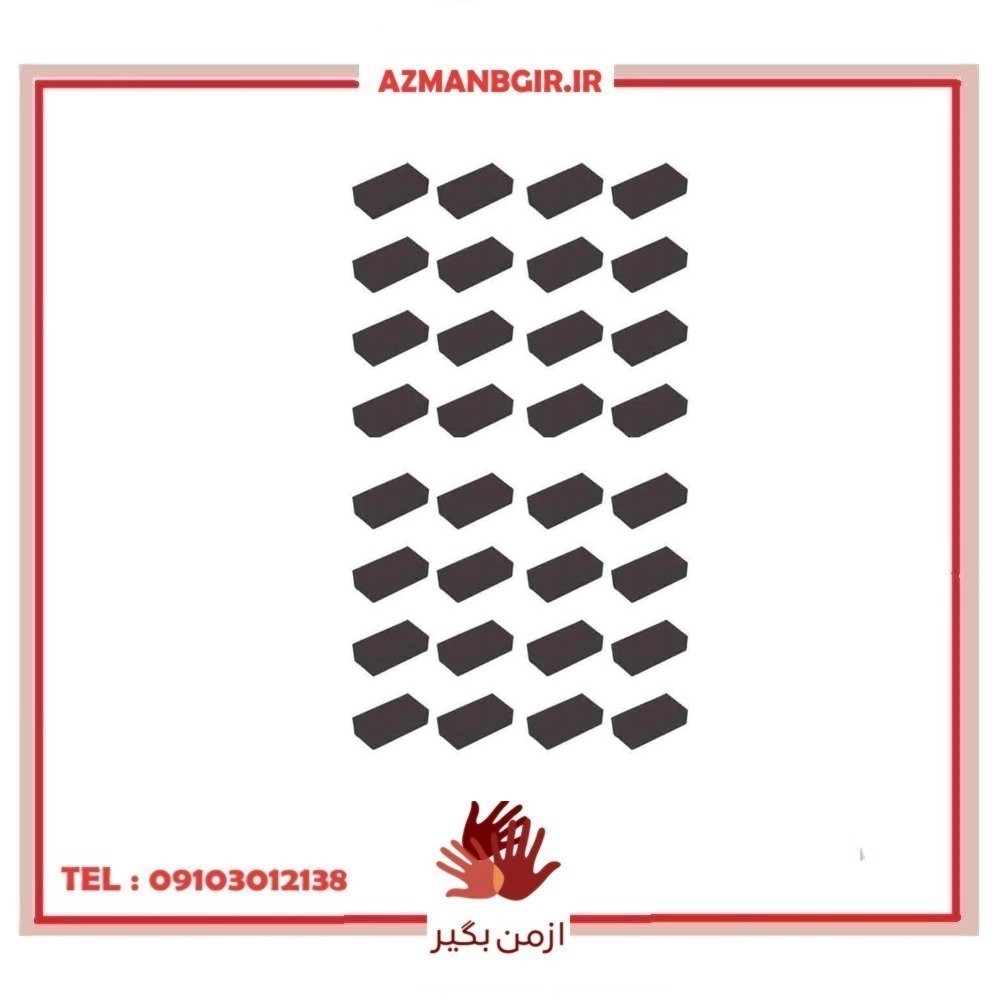 ابر ضربه گیر درب خودرو چیکال مدل B-41-BLK بسته 32 عددی