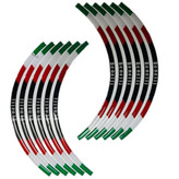 پد برچسب دور رینگ موتور سیکلت وارون مدل W-20-ITALI مناسب برای بنلی بسته 12 عددی