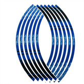 پد برچسب دور رینگ موتور سیکلت وارون مدل W-51-BLU مناسب برای آپاچی بسته 12 عددی