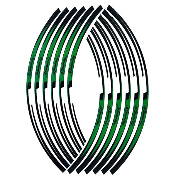 پد برچسب دور رینگ موتور سیکلت وارون مدل W-60-GREN مناسب برای مگلی بسته 12 عددی
