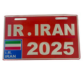 پلاک تزیینی موتور سیکلت وارون مدل W-76-IR-RD