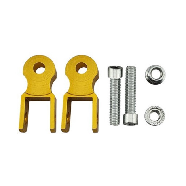 اسپیسر کمک عقب موتور سیکلت وارون مدل A-133-GLD مجموعه 2 عددی