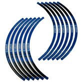 پد برچسب دور رینگ موتور سیکلت وارون مدل W-44-BLU مناسب برای یاماها آیروکس بسته 12 عددی