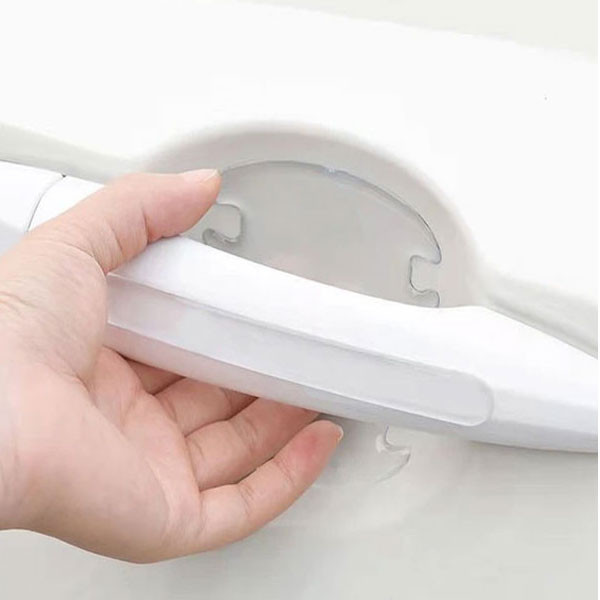 ضربه گیر زیر دستگیره خودرو چیکال مدل شفاف کد P-1109 بسته 4 عددی