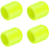 سر والف لاستیک خودرو چیکال مدل شبرنگی کد P-1107-YLW بسته 4 عددی