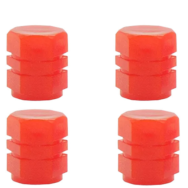 سر والف لاستیک خودرو چیکال مدل شبرنگ کد P-1107-ORG بسته 4 عددی