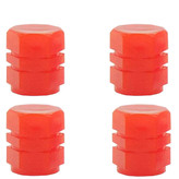 سر والف لاستیک خودرو چیکال مدل شبرنگ کد P-1107-ORG بسته 4 عددی