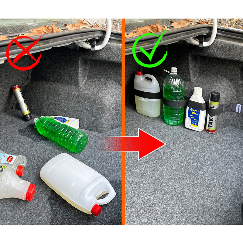 کمربند نظم دهنده صندوق عقب خودرو چیکال مدل چسبی کد P-1076 بسته 2 عددی