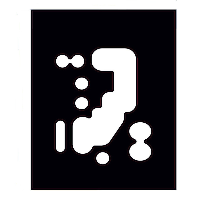 پد برچسب لیور دنده خودرو چیکال مدل P-926 مناسب برای پژو 207 و 206 اتومات