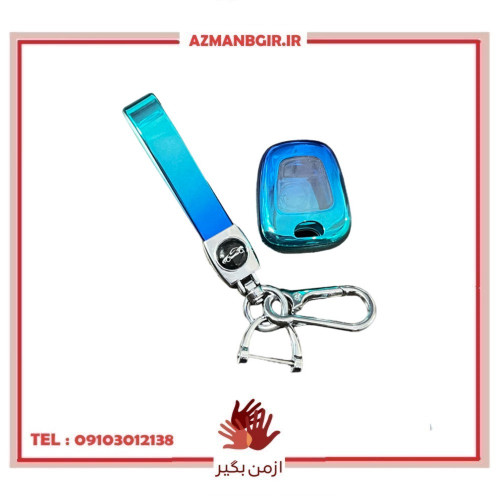 قاب ریموت و جاسوییچی خودرو چیکال مدل P-1018-1082 مناسب برای پژو 207 بسته 2 عددی
