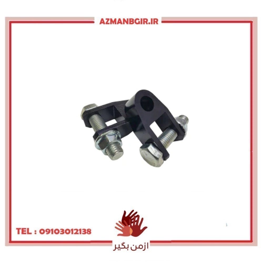 اسپیسر کمک عقب موتور سیکلت وارون مدل A-133-BLK مجموعه 2 عددی