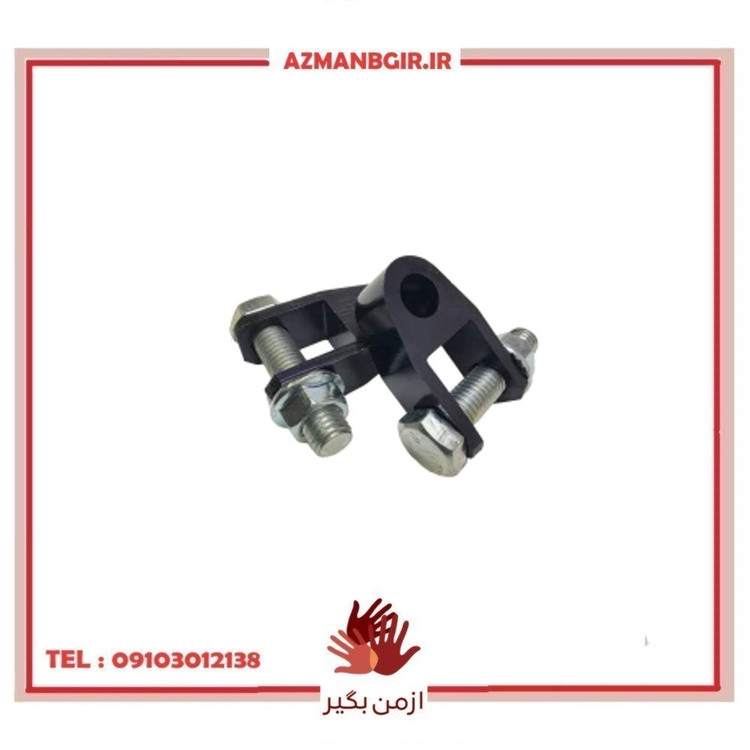 اسپیسر کمک عقب موتور سیکلت وارون مدل A-133-BLK مجموعه 2 عددی