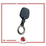 کاور ریموت و سوییچ خودرو چیکال مدل چرم چوب کد P-906 مناسب برای سمند