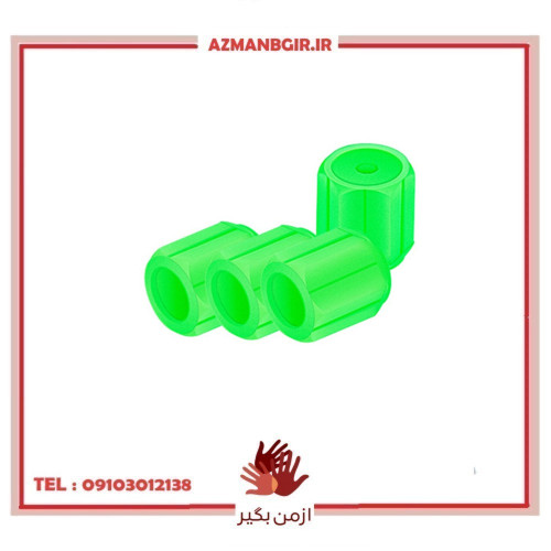 سر والف لاستیک خودرو چیکال مدل شبرنگی کد P-1107-GREN بسته 4 عددی