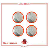 درپوش رینگ خودرو چیکال مدل P-1077-RD مناسب برای دنا بسته 4 عددی