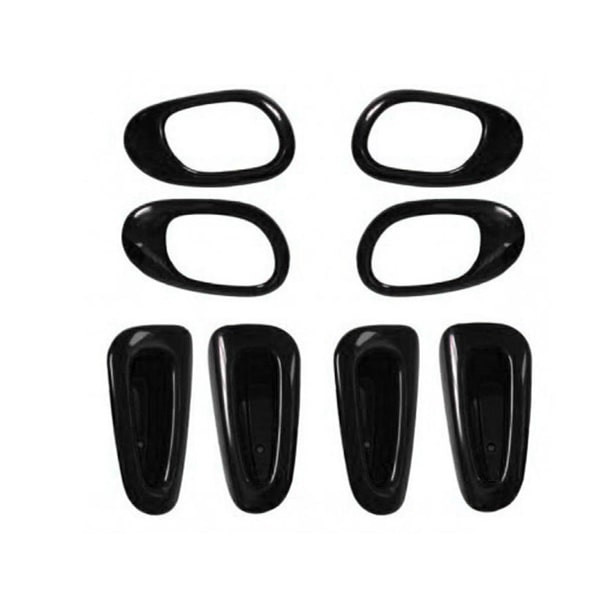 ست دکوراتیو داشبورد و دستگیره خودرو چیکال مدل پیانویی مناسب برای پژو 207 بسته 12 عددی